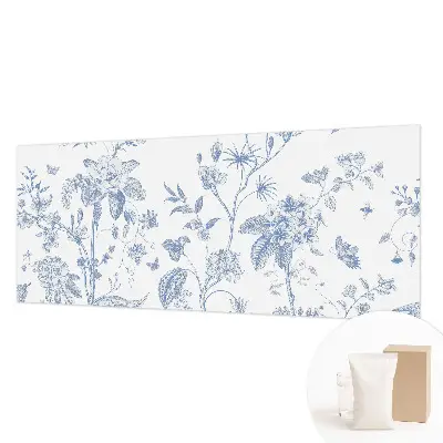 Wand-Fototapete mit Blumenmuster