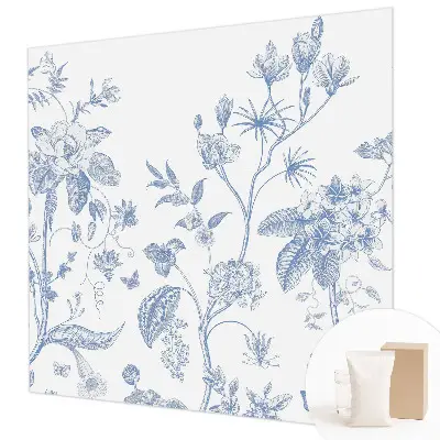 Wand-Fototapete mit Blumenmuster