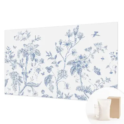 Wand-Fototapete mit Blumenmuster