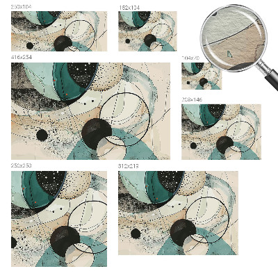 Fototapete Bunte Kreise