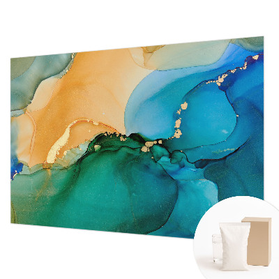 Wandtapete Bunte Wellen