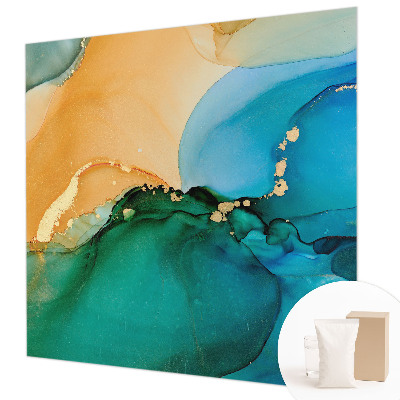 Wandtapete Bunte Wellen