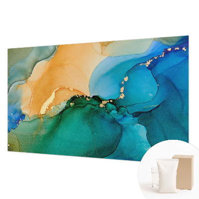 Wandtapete Bunte Wellen