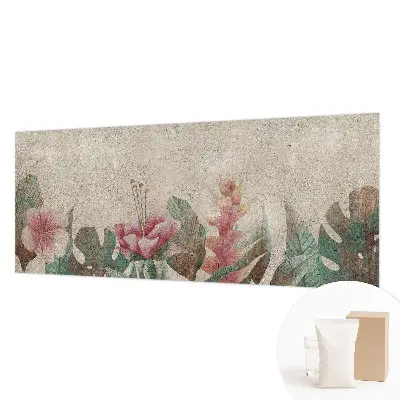 Vlies-Fototapete mit zartem Blumenmuster