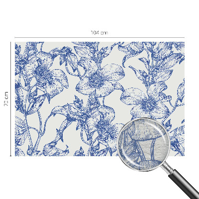 Dekorative Wand-Fototapete Blütenzweige