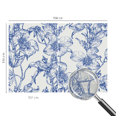 Dekorative Wand-Fototapete Blütenzweige