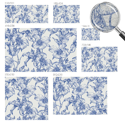 Dekorative Wand-Fototapete Blütenzweige