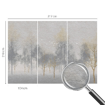 Fototapete fürs Schlafzimmer Harmonie des Waldes