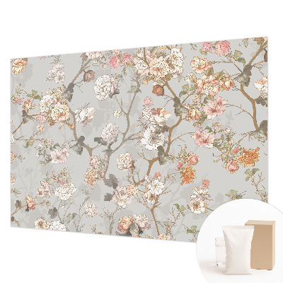 Fototapete fürs Wohnzimmer Romantisches Muster