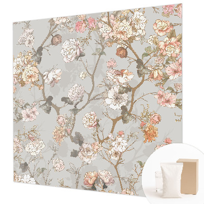 Fototapete fürs Wohnzimmer Romantisches Muster