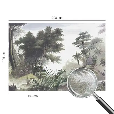 Bedruckte Vlies-Fototapete mit exotischer Landschaft als Motiv
