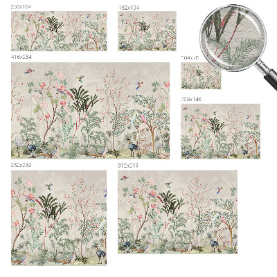 Vlies-Fototapete fürs Wohnzimmer Tropische Oase