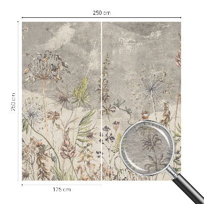 Vlies-Fototapete fürs Schlafzimmer Wildpflanzen