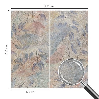 Vlies-Fototapete fürs Kinderzimmer Abstrakte Blätter