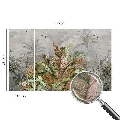 Bedruckte Vlies-Fototapete Exotischer Dschungel