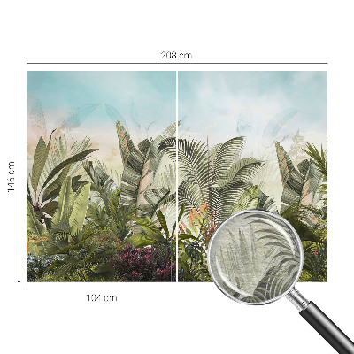 Vliestapete fürs Schlafzimmer Tropisches Paradies