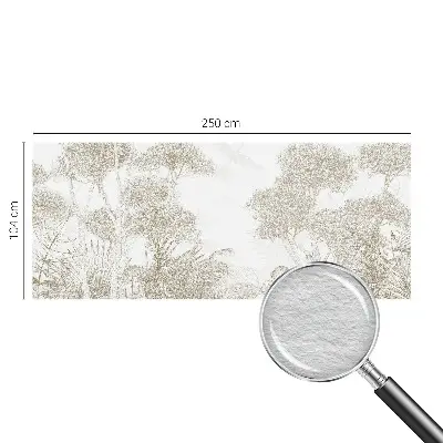 Moderne Vlies-Fototapete mit tropischer Vegetation als Motiv