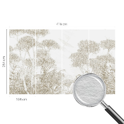 Moderne Vlies-Fototapete Tropische Vegetation