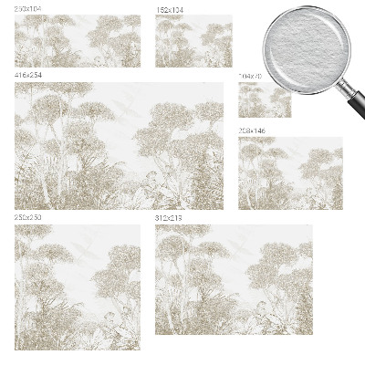 Moderne Vlies-Fototapete Tropische Vegetation