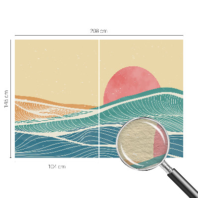 Motivtapete Meereswellen