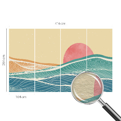 Motivtapete Meereswellen