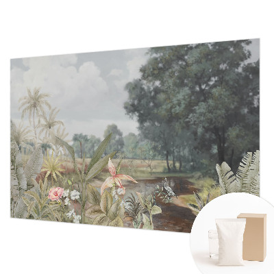 Wand-Fototapete mit exotischer Landschaft