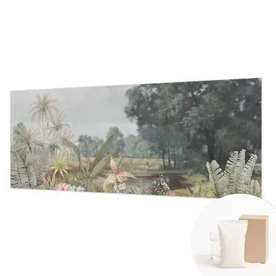 Wand-Fototapete mit exotischer Landschaft