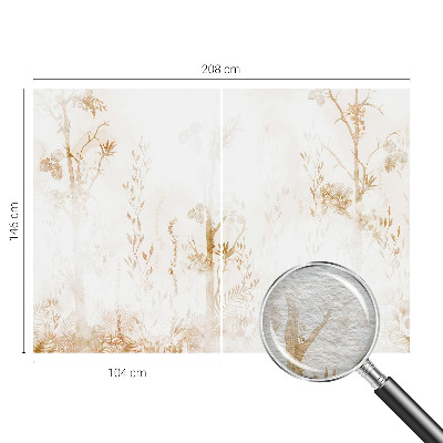 Dekorative Wand-Fototapete Botanische Eleganz