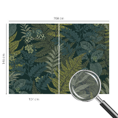 Vlies-Fototapete Grüne Eleganz