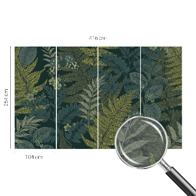 Vlies-Fototapete Grüne Eleganz