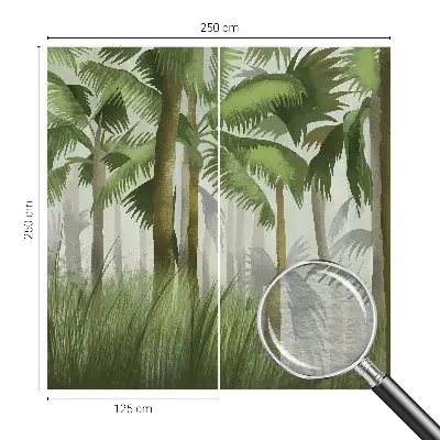 Fototapete mit Motiv eines tropischen Waldes