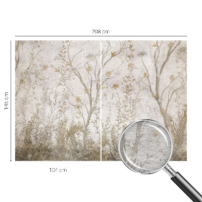 Fototapete fürs Schlafzimmer Eine Waldecke