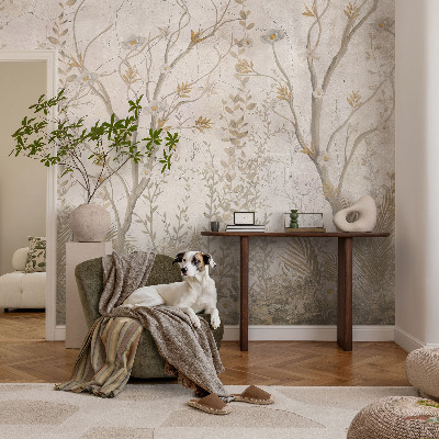 Fototapete fürs Schlafzimmer Eine Waldecke