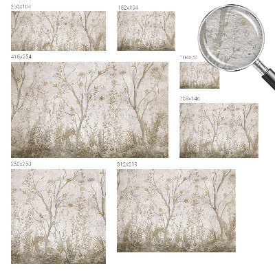 Fototapete fürs Schlafzimmer Eine Waldecke