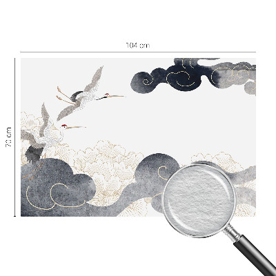 Fototapete fürs Kinderzimmer Kraniche im Flug