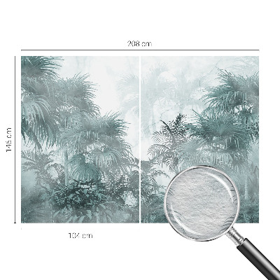 Vlies-Fototapete fürs Wohnzimmer Exotisches Grün