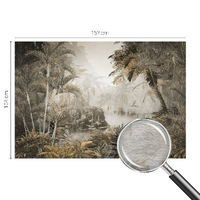 Vliestapete fürs Wohnzimmer Tropischer Wald