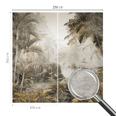 Vliestapete fürs Wohnzimmer Tropischer Wald