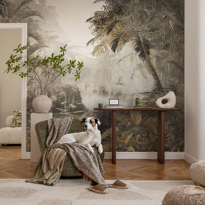 Vliestapete fürs Wohnzimmer Tropischer Wald