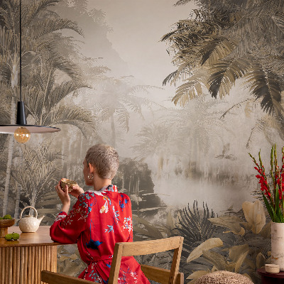 Vliestapete fürs Wohnzimmer Tropischer Wald