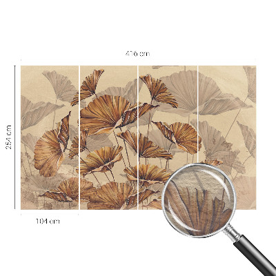 Vliestapete fürs Schlafzimmer Herbstliche Eleganz