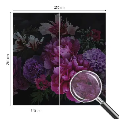 Bedruckte Vlies-Fototapete mit floralem Motiv in eleganter Optik