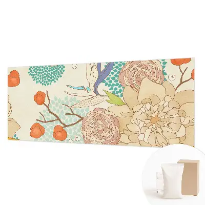 Wand-Fototapete mit Blumenmotiv