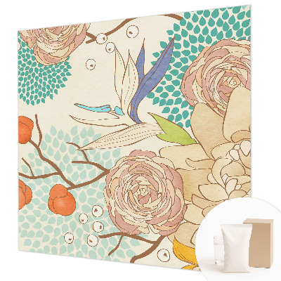 Wand-Fototapete Blumenfantasie