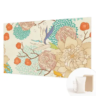 Wand-Fototapete mit Blumenmotiv