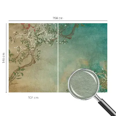 Vlies-Fototapete mit floralem Motiv