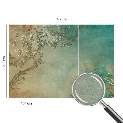 Vlies-Fototapete mit floralem Motiv