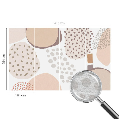 Fototapete fürs Wohnzimmer Feine Punkte