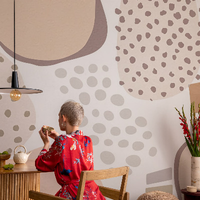 Fototapete fürs Wohnzimmer Feine Punkte