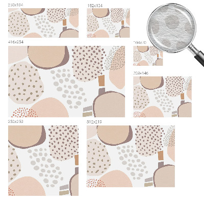 Fototapete fürs Wohnzimmer Feine Punkte